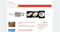 Desktop Screenshot of pakbudi.com